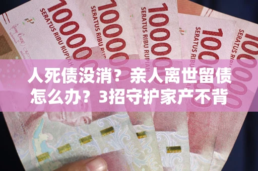 济南人死债没消？亲人离世留债怎么办？3招守护家产不背锅