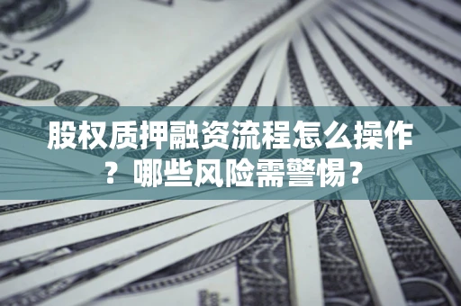 济南股权质押融资流程怎么操作？哪些风险需警惕？