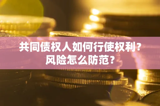济南共同债权人如何行使权利？风险怎么防范？