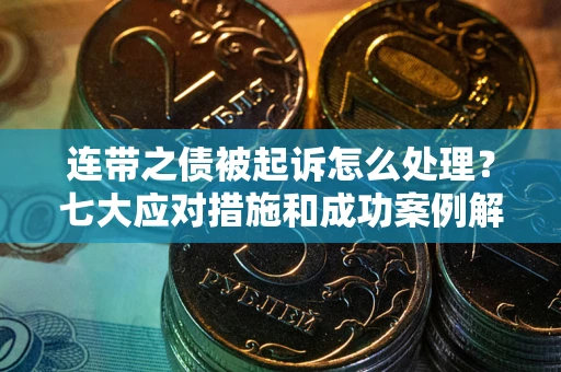 济南连带之债被起诉怎么处理？七大应对措施和成功案例解析